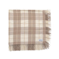 SQUARE CHECKED CASHMERE STOLE