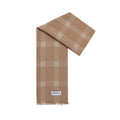 MICRO CHECKED CASHMERE SCARF