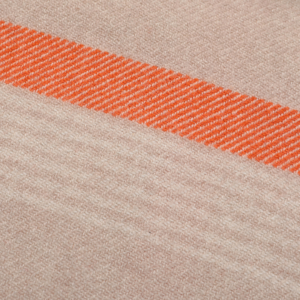 FRINGED CASHMERE SCARF